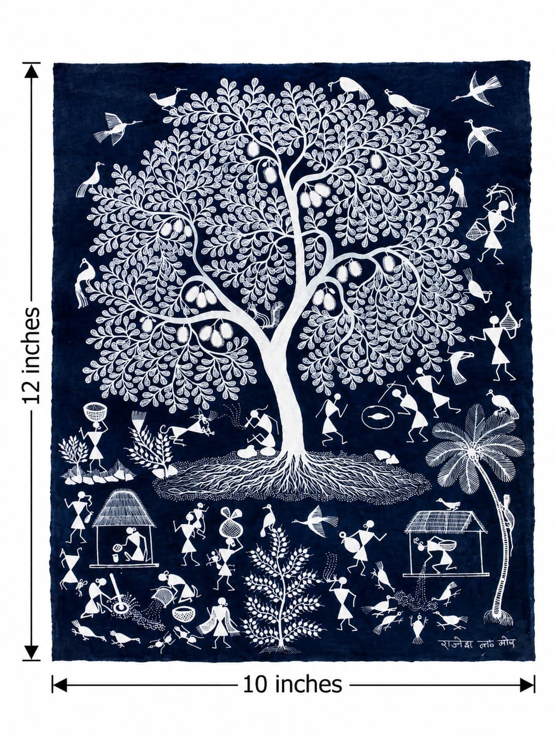 Tree of Life - Warli Painting — alternate view