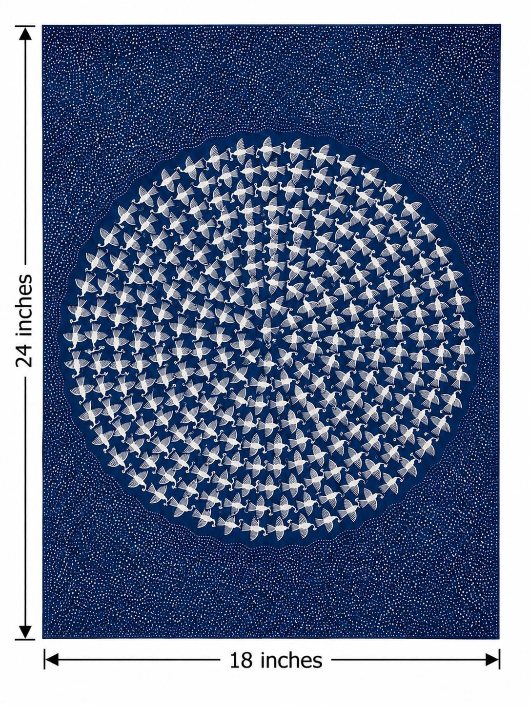Circle of Life - Warli Painting — alternate view