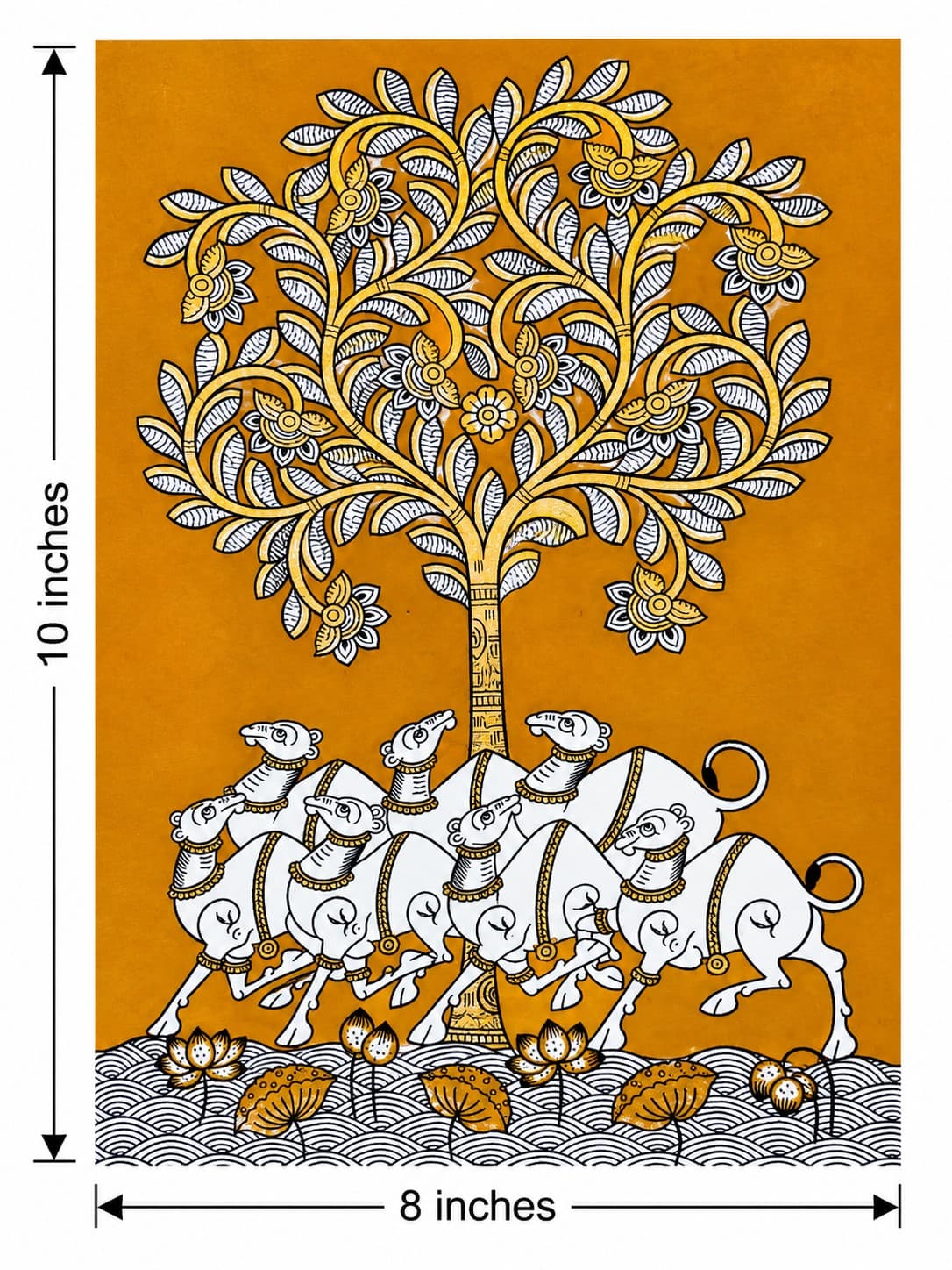 Tree of Life - Phad Painting — alternate view