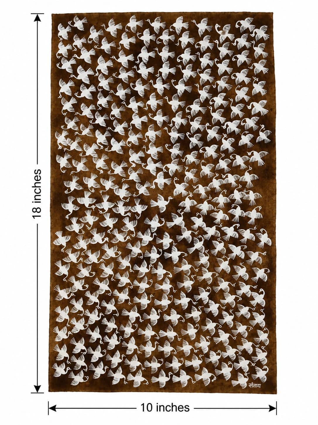 Flight of Unity - Warli Painting — alternate view