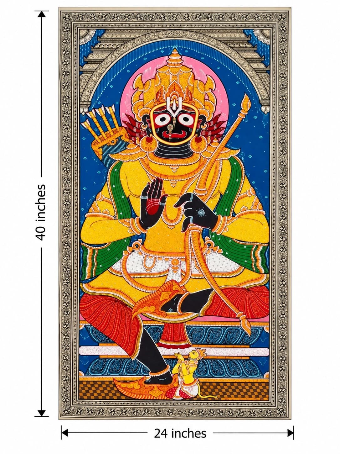 Jagannath - Pattachitra Painting — alternate view